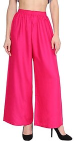 29K Pack of 1 Magenta Rayon Palazzo - (ME-RP-Magenta)