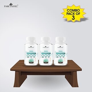 PARK DANIEL Premium Instant Whitening White Teeth Powder without any side effect- Best Suitable for removal of Yellow Teeth, Gutkha Stain & Tobacco Stain Combo pack of 3 Jars of 50 gm(150 gms) (150, Pack of 3)