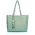 29K Green Solid Tote Bag For Women