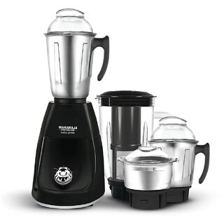 Maharaja Whiteline Turbo Prime Elite 750W Elite Mixer Grinder, Black
