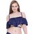 La inTimoCasual Shoulder Straps Solid Women Blue Top