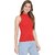 La inTimoCasual Sleeveless Solid Women Red Top