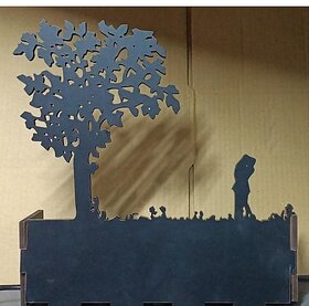MDF Cardboard Tree Design table decorative