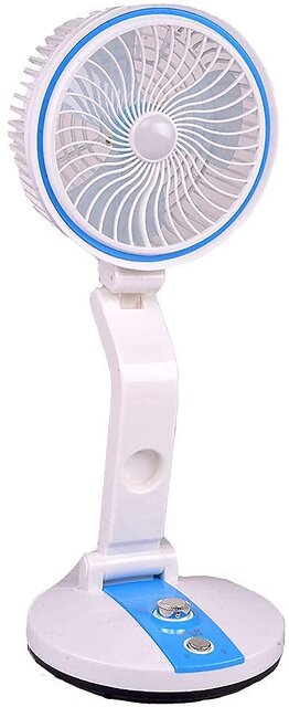 Buy TE Powerful Rechargeable 1.5 Watts Foldable Table Fan with 21 SMD ...