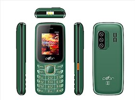 PEAR 200(Green) Phone Basic Keypad Phone with 1.8INCH Display3000MAH Battery Contains Many Indian Language