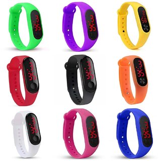 LED Watch Set of 9 (Mix Color)