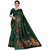 SVB Sarees Dark Green Colour Khadi Silk Saree With Blouse