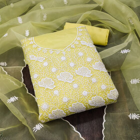 Sharda Creation Unstitched  Embroidered Dress Material