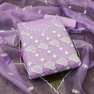 Sharda Creation Unstitched  Embroidered Dress Material