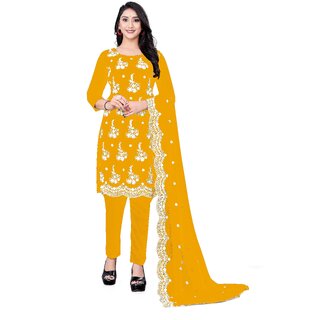 Sharda Creation Multicolor Unstiched Dress