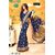 SVB Saree Blue Embellished Silk Saree