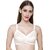 3SIX5 Women Full Coverage Non Padded Bra (Beige)