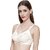 3SIX5 Women Full Coverage Non Padded Bra (Beige)