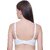 Women Full Coverage Non Padded Bra (Pink, Beige)