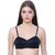 ZIVOK Women Full Coverage Lightly Padded Bra (Black)