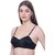 ZIVOK Women Full Coverage Lightly Padded Bra (Black)