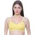 Women Full Coverage Non Padded Bra (Purple, Yellow)