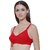 Women Full Coverage Non Padded Bra (Red)