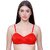 ZIVOK Women Full Coverage Lightly Padded Bra (Red)