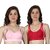 Women Sports Non Padded Bra (Pink, Red)