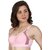 Women Sports Non Padded Bra (Pink, White)