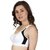 ZIVOK Pack of 2 Women Sports Non Padded Bra (White, Black)