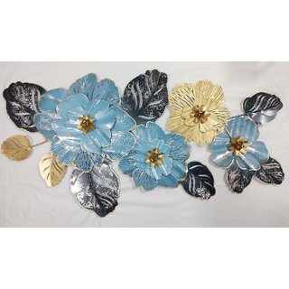Blue Floral Wall Art