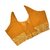 Pure Cotton stitches with lining Border Blouse.Mango Color