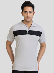Magknit Casual Imported Lycra Polo Neck Tshirt For men