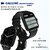 Hammer Pulse 2.0 Smart Watch1.69" Screen Latest Bluetooth Watch with Calling Sports Activity Tracker IP67 Water Resistant Blood Oxygen Monitoring Multiple Watch Camera& Music Control Black