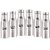 NIRLON Stainless Steel Single Wall Fridge Water Bottle/ Home Refrigerator Bottle/Office/SchoolKids Bottle Silver Set of 6