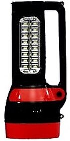 Solar Rechargeable Long Focus Torch with LED Lights(Black)