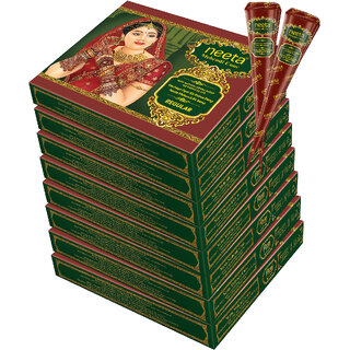 Neeta Mehendi Cone Henna Temporary Tettoo Mehendi (Pack of 96 Pcs)