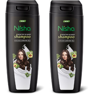 Nisha Healthy  Shiny Storng Beautiful Hair Shampoo, 180 ML Pack Of 2