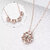 hyacinth-4-pcs-zircon-heart-magnetic-clover-necklace-rose-gold