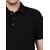 Tee Stores Mens Black Solid 100% Cotton Polo Collar T-Shirt