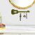 Ruwa Stylish Wall Key Holder Metal - Model Golden Guitar