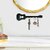 Ruwa Stylish Wall Key Holder Metal - Model Black Guitar