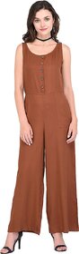 Purys Brown Jumpsuits For Womens
