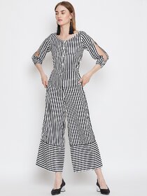 Purys White Jumpsuits For Womens