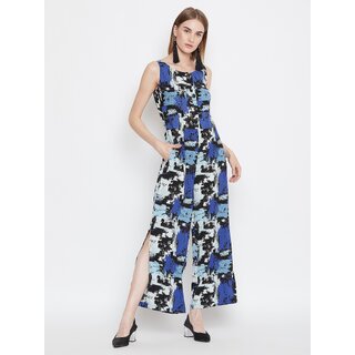 Purys Blue Jumpsuits For Womens
