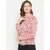 Purys Women Pink Georgette Printed Casual Shirt
