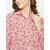 Purys Women Pink Georgette Printed Casual Shirt