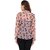 Purys Women Orange Poly Cotton Floral Casual Shirt