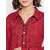 Purys Women Maroon Rayon Solid Formal Shirt