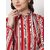 Purys Women Multicolor Poly Cotton Striped Casual Shirt