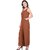 Purys Brown Jumpsuits For Womens