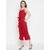 Purys Maroon Jumpsuits For Womens