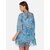 PURYS Blue Floral Shrugs for Women