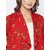 PURYS Red Printed Shrugs for Women